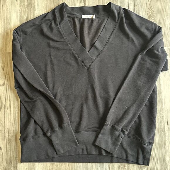Rag & Bone V Neck Modal Oversized Sweatshirt Size XS - Picture 5 of 9